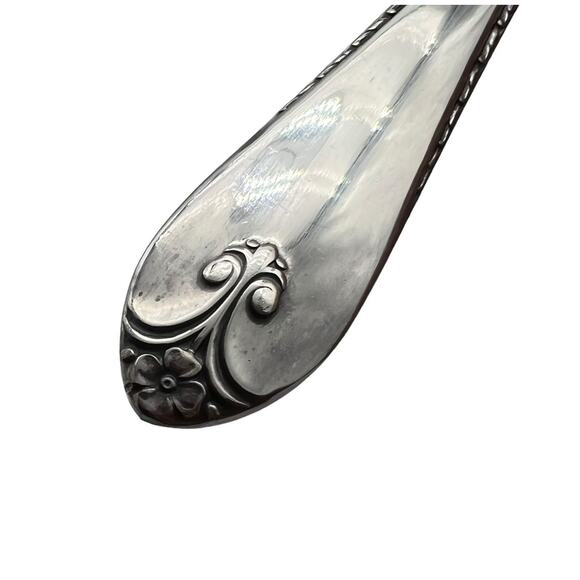 Vintage Wm Rogers IS Exquisite Lot of 6 Teaspoons Silverplate Flatware - Picture 5 of 6